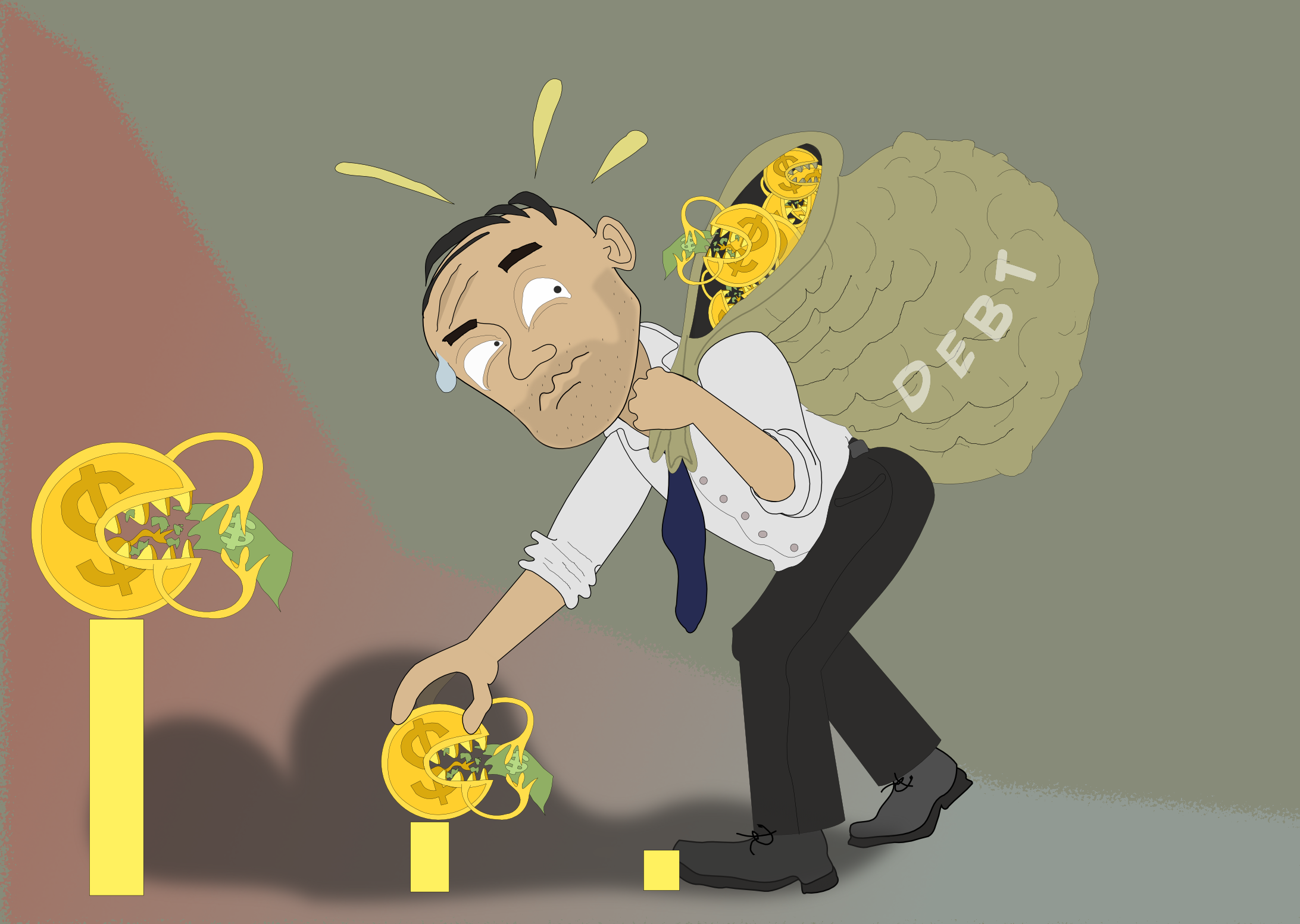 get rid of debt